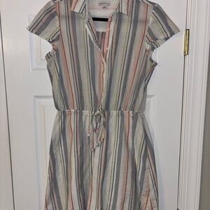 J Crew Mercantile Striped Dress